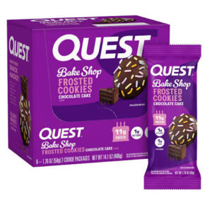 Quest Frosted Protein Cookies Chocolate Cake 1.76oz 8ct